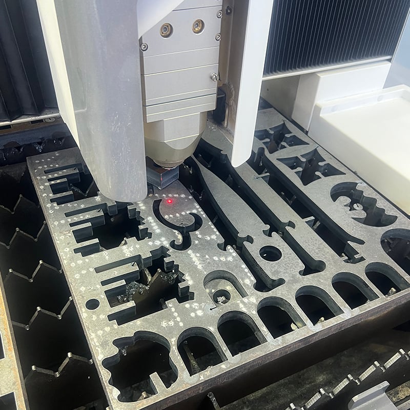 CNC laser cutter for metal